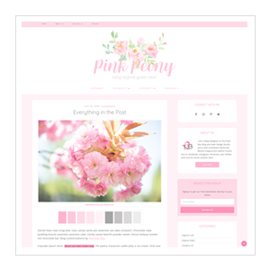 Pink Peony Ready2Go WordPress Blog